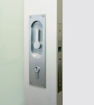 Flush cavity slider lock